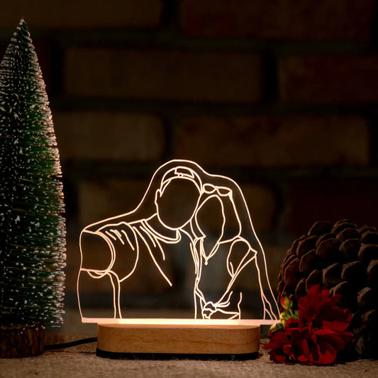 Personalized Photo Night Light detail