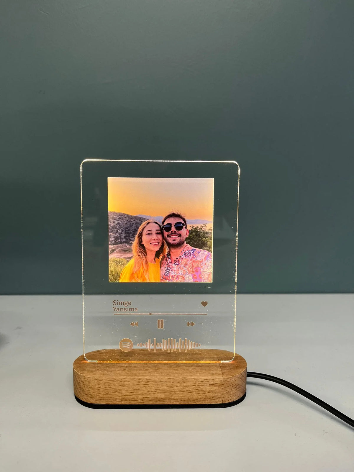 Personalized Spotify Code Night Light