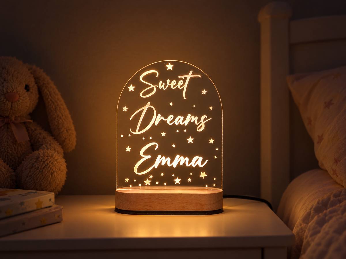 Personalized Sweet Dreams Night Light with Name