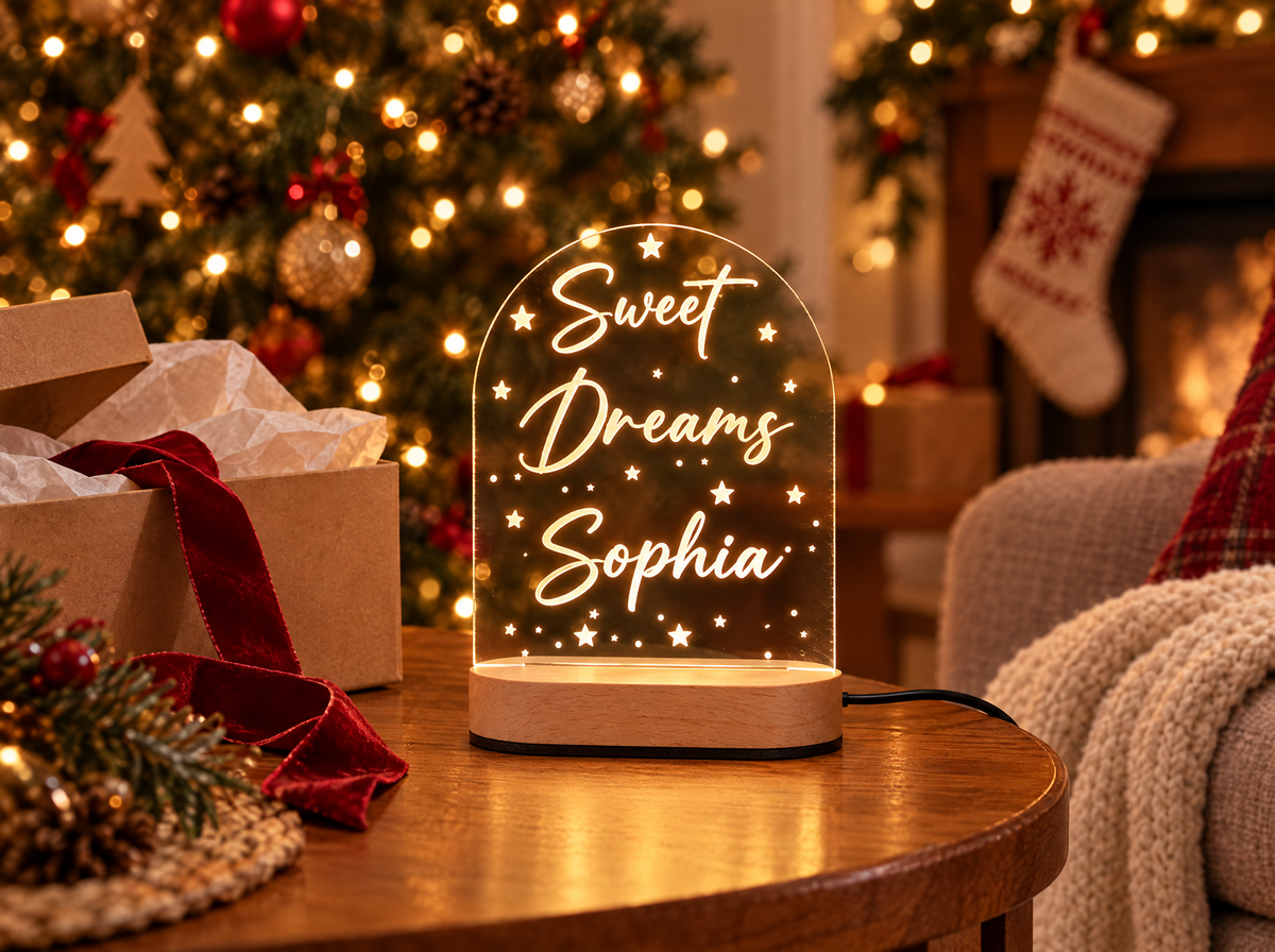 Personalized Sweet Dreams Night Light with Name